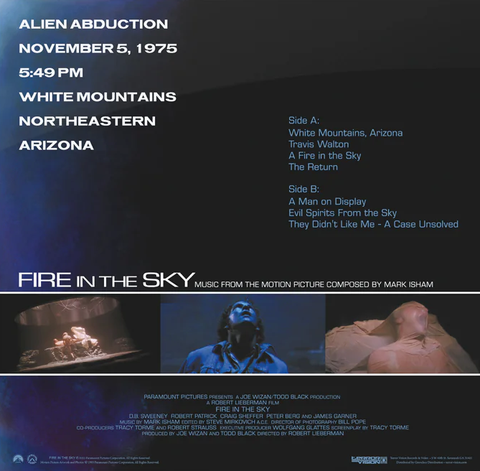FIRE IN THE SKY (1993) OST LP