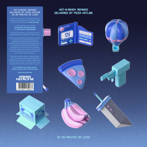 Pizza Hotline: Hot N Ready Remixes - Neon Arcade Arctic Pearl Colored Vinyl