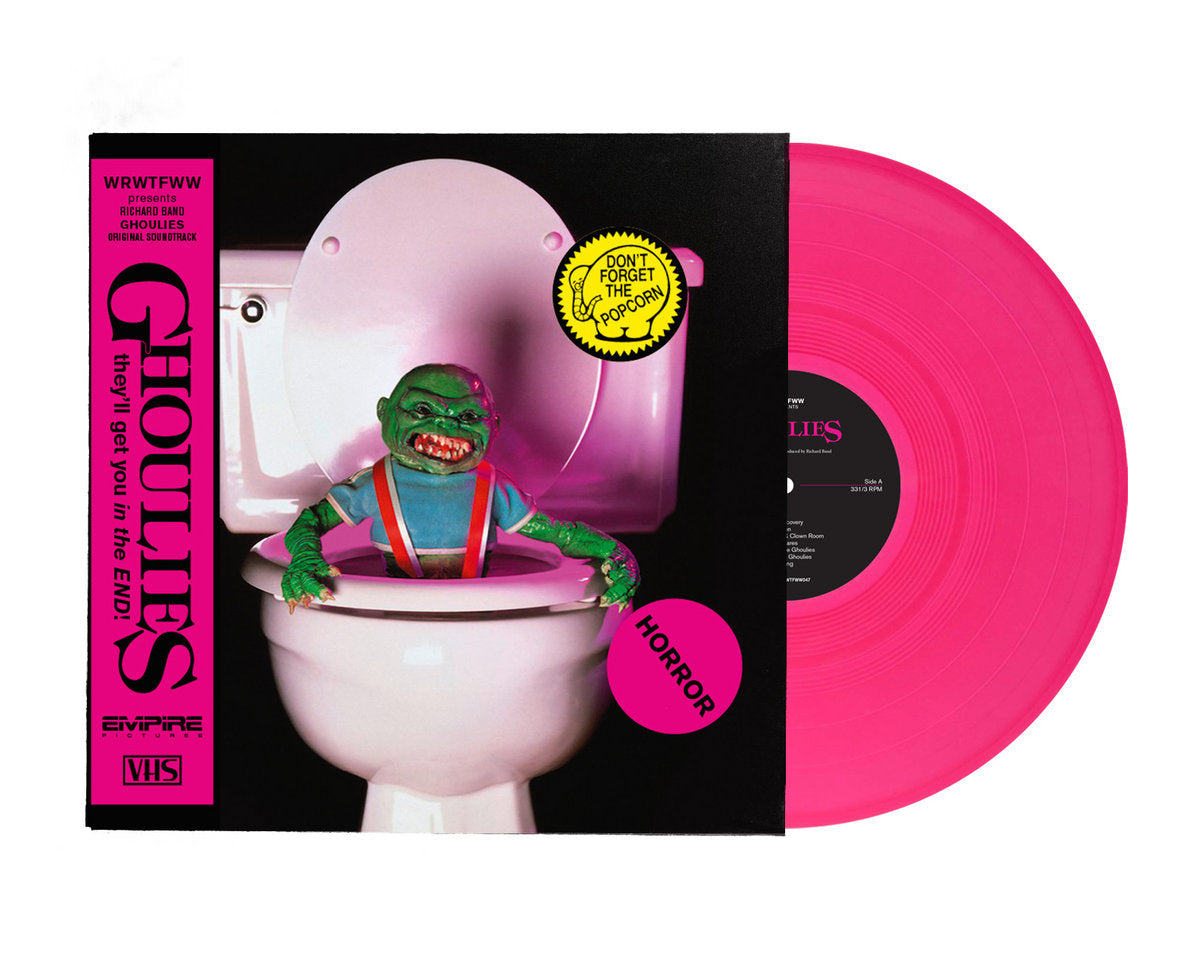 邦楽 GHOUL CARRYOUTFUCKING NOISEROOMRECORDS Ghoulies 1985 Original Soundtrack: Pink Vinyl LP + 7