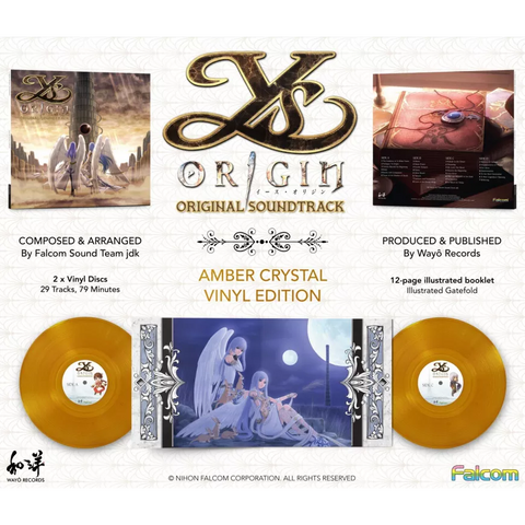 Ys Origin Soundtrack: 2x LP